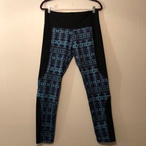 Blue and Black Leggings Plus Size
